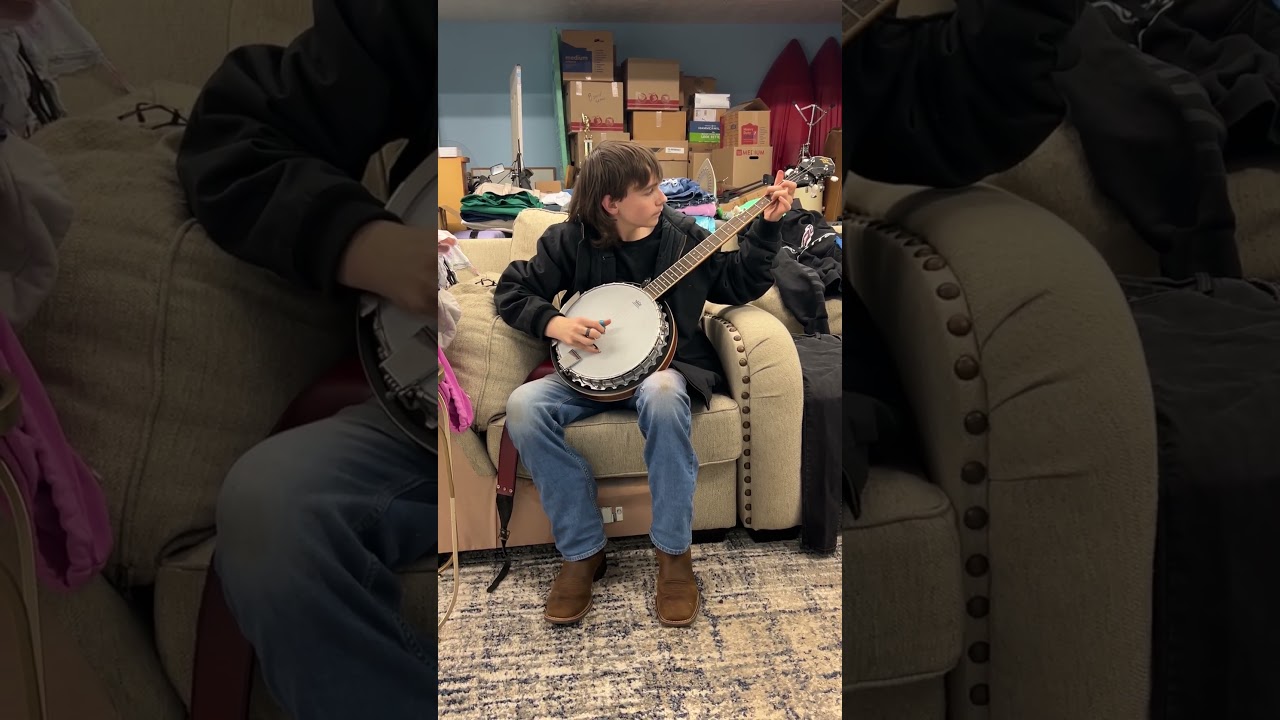 Foggy Mountain Breakdown Cover On The Banjo  #shortsyoutube #shorts #banjo #music