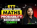 ETT Cadre 2026 Maths Statistics | Probability | Class 1 By Neha Mam #2