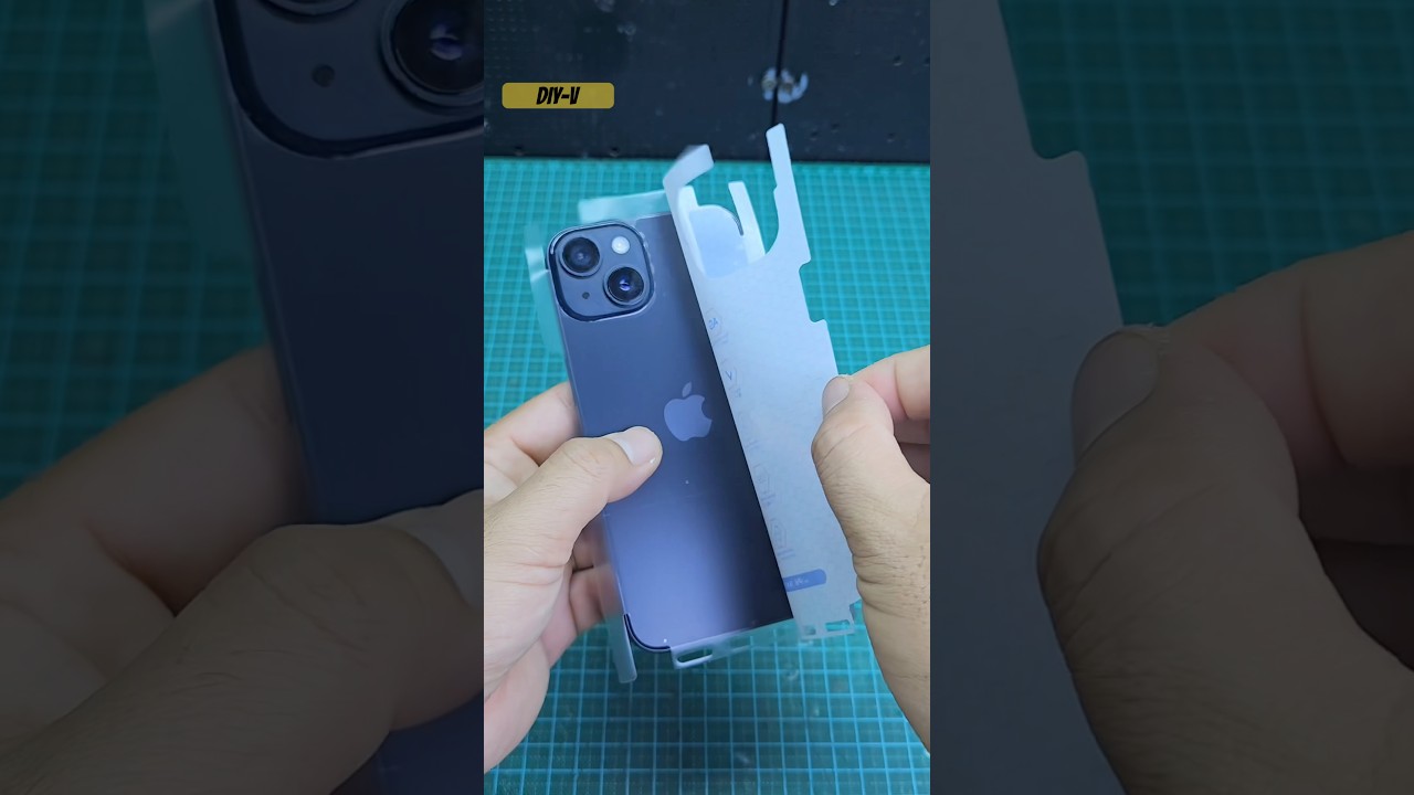 Iphone 14 Protective Back Film Installation 