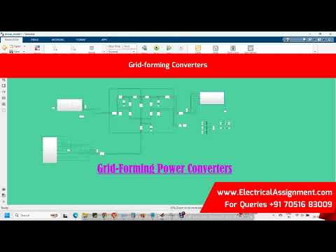 Grid-Forming Converters | MATLAB Simulink Electrical Engineering Project