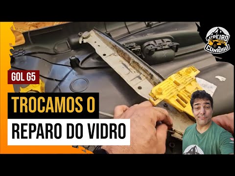 TROCANDO O REPARO DO VIDRO DO #gol - SIMPLES E RÁPIDO