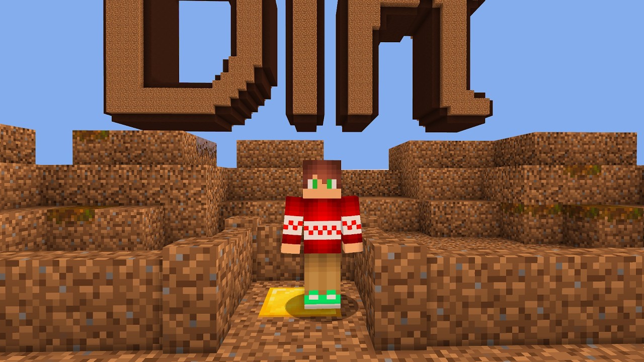 بث ماين كرافت : دخلت الى عالم الديرت الغير عادل