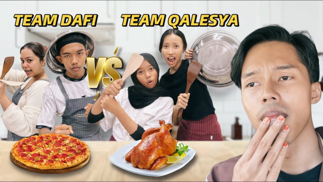 DAFI VS QALESYA PERTANDINGAN MEMASAK!
