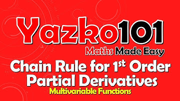 Chain Rule for First Order Partial Derivatives of Multivariable Functions