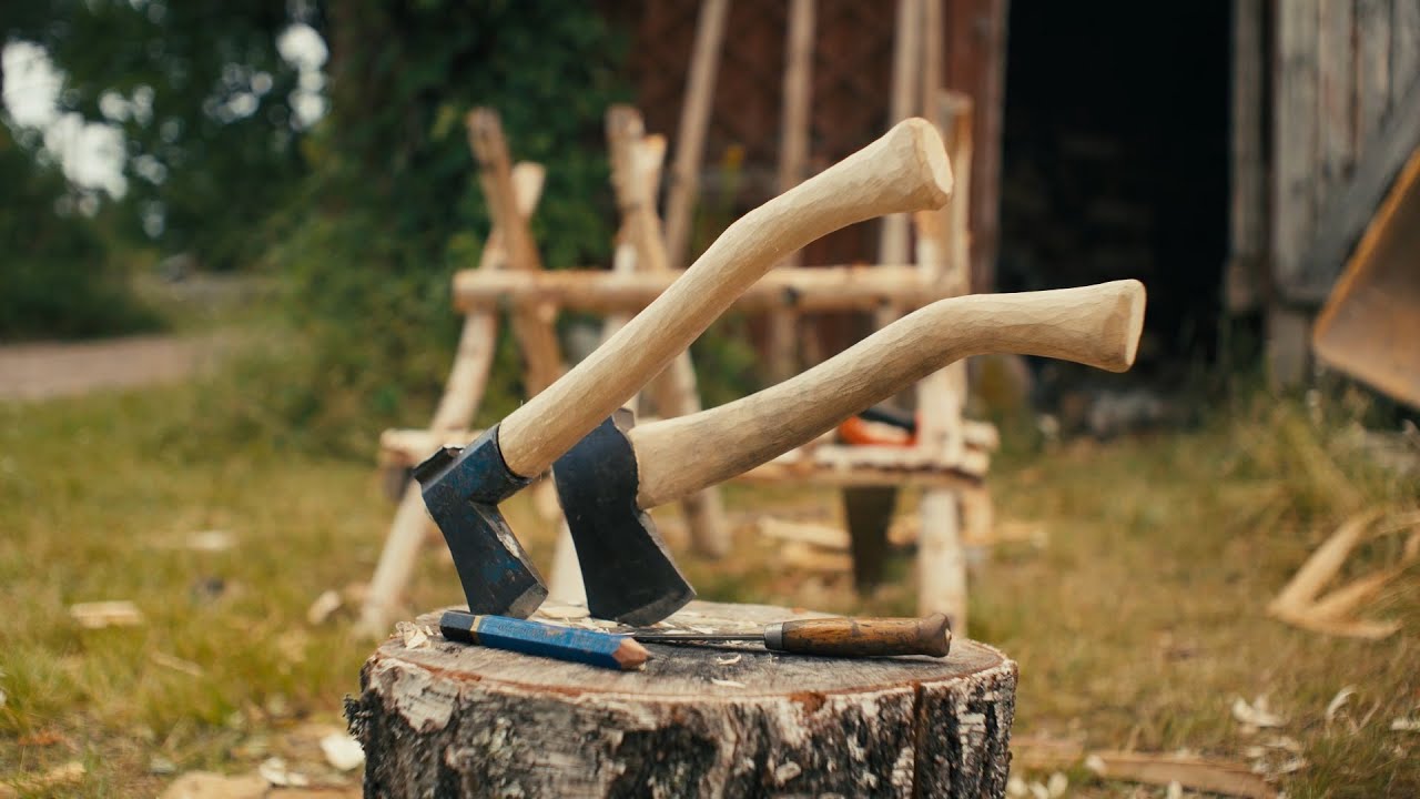 KIRVESVARSI - traditional Finnish axe shaft