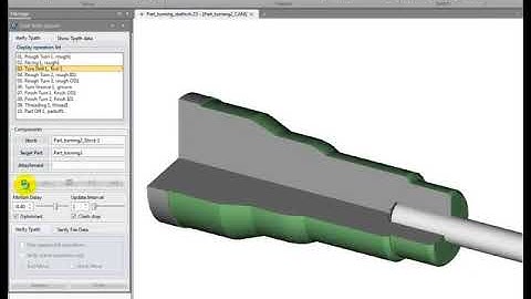 ZW3D CAM 2X Turning Tutorial 1 - Threading and Partoff