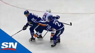 Valtteri Filppula Squeezes By Maple Leafs Defence And Beats Garret Sparks