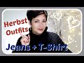 H&M Herbst Outfit Ideen mit Jeans und T-Shirt I Lookbook Ü45 I NEU I September 2020 I KatisWeltTV