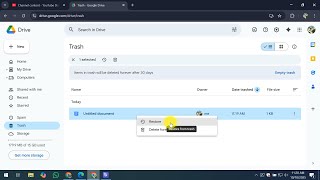 How To Get Back Deleted Google Drive Files