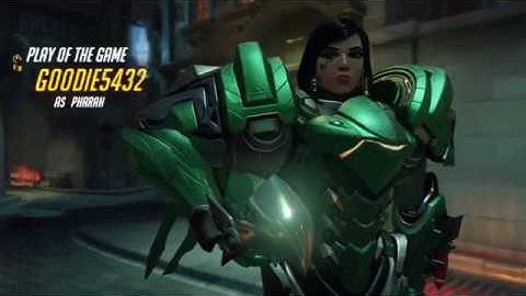 Pharah play of the game (Kings Row, Overwatch PS4)