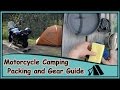 Motorcycle Camping: Long Term Packing and Gear Guide