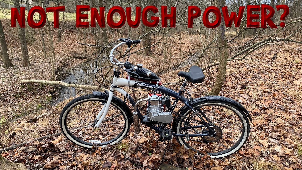 Four Stroke Motorized Bike Ride Up Hills and Burning Clutches YouTube