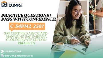 C_S4PM2_2507 – Managing SAP S/4HANA Cloud Private Edition Projects | Sample Q&A