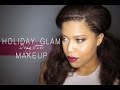 HOLIDAY GLAM Makeup Tutorial | GOLDEN BRONZE Products Are Most Drugstores