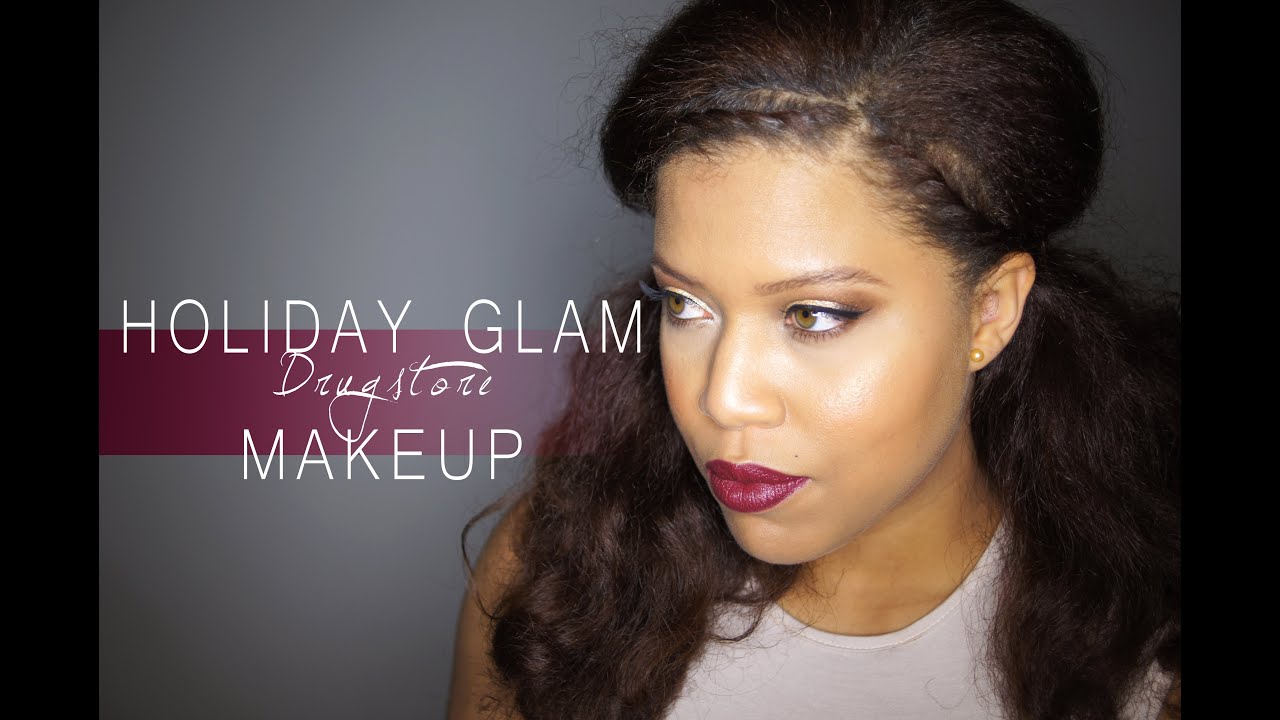 HOLIDAY GLAM Makeup Tutorial | GOLDEN BRONZE Products Are Most Drugstores