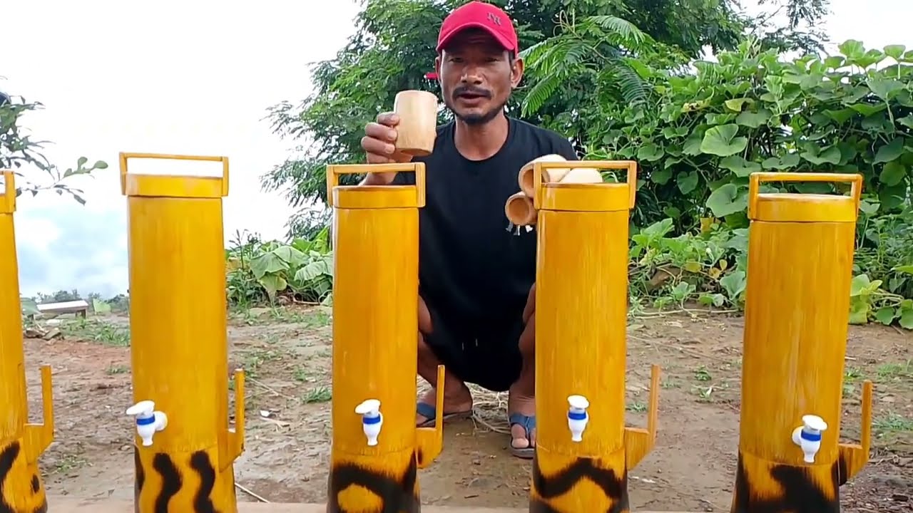 How to make bamboo filter part 2.@WangbaPKonyak-z6whttps
