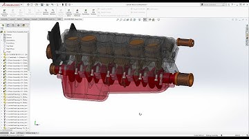 V8 Engine Solidworks