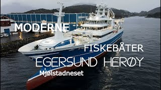 VERDENS mest moderne FISKEBÅTER ved Egersund Herøy - Mjølstadneset 2022.
