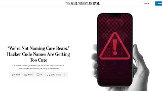 Full We're Not Naming Care Bears: We Can't Trivialize Highly Advanced Hacking Groups Update