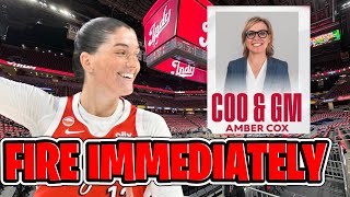 Indiana Fever GM Amber Cox JOB ON THE LINE AFTER JUSTINE PISSOTT EMBARRASSES ENTIRE ORGANIZATION!