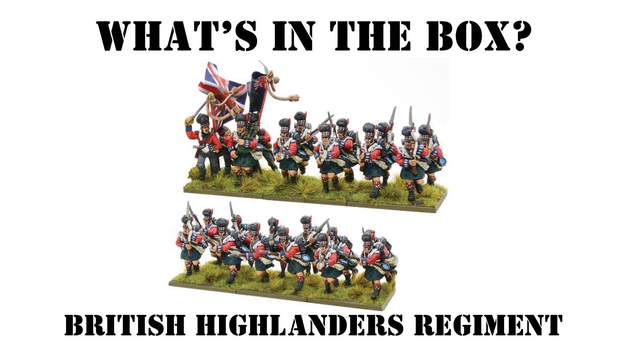 Black Powder 28mm Highlander Regiment Unboxing/Review