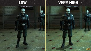 Half-Life 2 | Low vs Very High | PC Graphic Settings Comparison