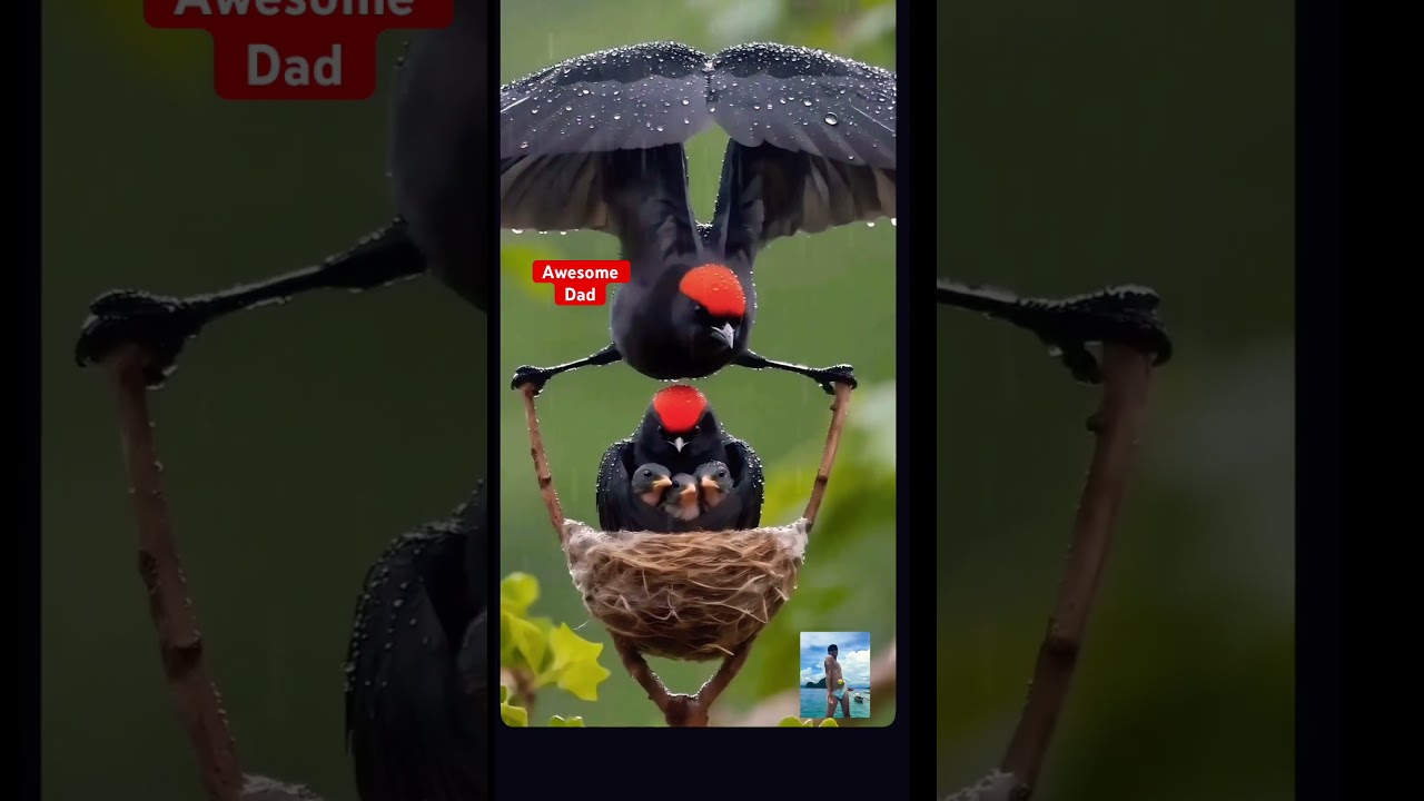 Amazing Father of the Birds!!! 