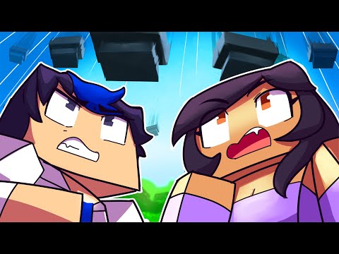 Minecraft But It's RAINING ANVILS! - Minecraft But It's RAINING ANVILS!