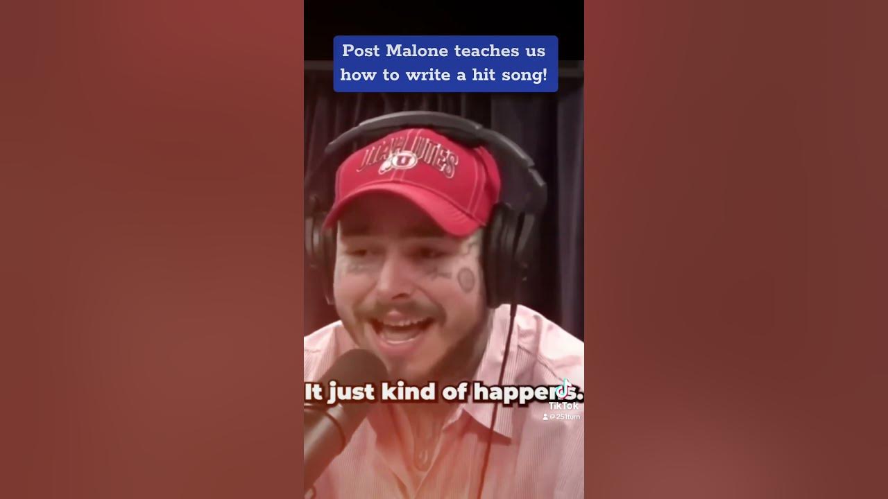 Post Malone teaches us how you write hit songs (part 1) #songwriting #inspiration #musicproduction