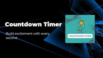 Add a Countdown Timer to Your Website | Widget Demo