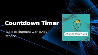 Add a Countdown Timer to Your Website | Widget Demo