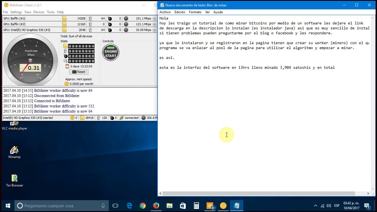 Como minar Bitcoins desde PC - YouTube