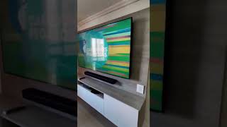 centro de entretenimiento para tv o mueble moderno para tv color ceniza y blanco centro de entretenimiento para tv o mueble moderno para tv color ceniza y blanco