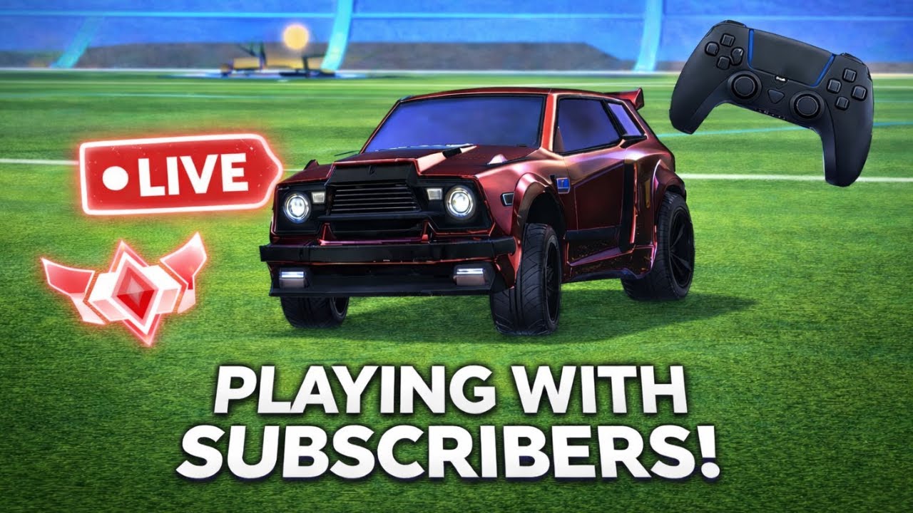 Playing with my SUBSCRIBERS in Rocket League! | LIVE 🔴