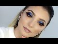 Eyeliner & Blue Smokey Eyes Makeup Tutorial