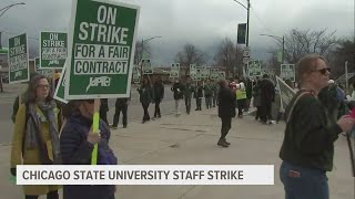 Chicago State University staff strike after failed negotiations