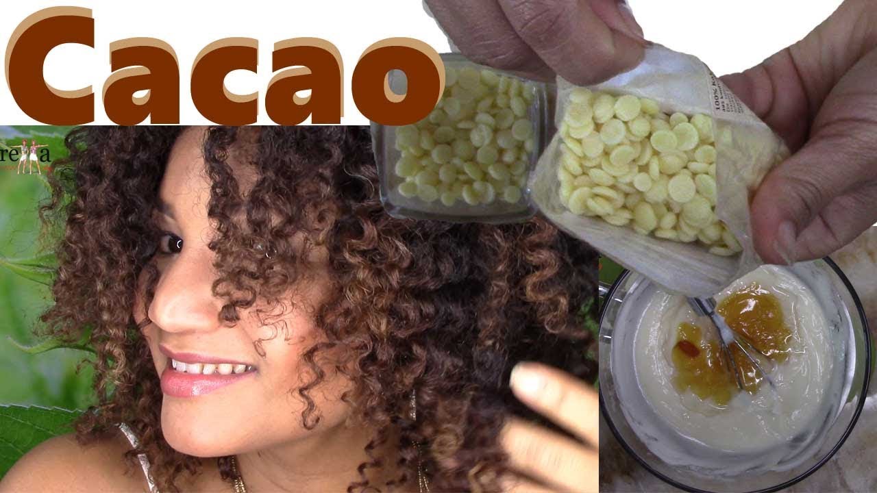 Mascarilla capilar cacao para cabello - YouTube