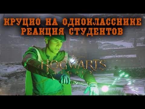 РЕАКЦИЯ учеников на НЕПРОСТИТЕЛЬНЫЕ ЗАКЛИНАНИЯ в Hogwarts legacy Avada Kedavra On Students