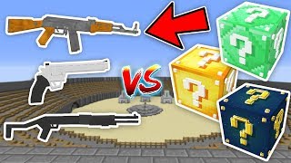 SİLAHLI ŞANS BLOKLARI CHALLENGE - Minecraft