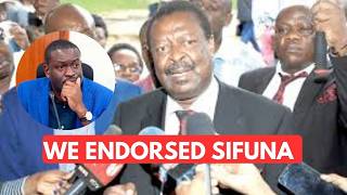 BIG WIN TO SIFUNA LEADERS FROM WESTERN ODM AND UDA ENDORSED SIFUNA AFTER RIGATHI IMPEEACH CASE RULE