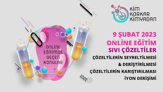 Sivi Çözelti̇ler Soru Çözümü Çözelti̇leri̇n Seyrelti̇lmesi̇ - Kariştirilmasi - Deri̇şti̇ri̇lmesi̇