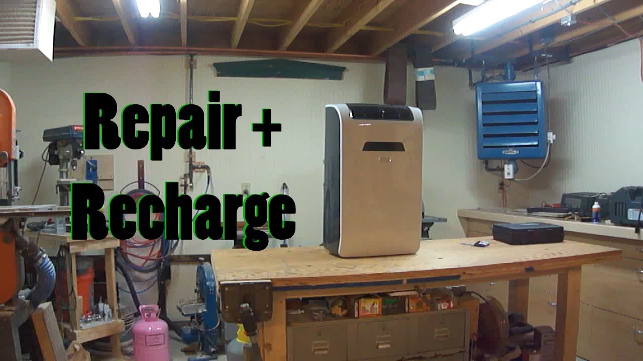How To Repair And Recharge A Portable Air Conditioner YouTube