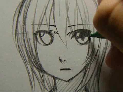  Drawing Sketch Anime girl YouTube