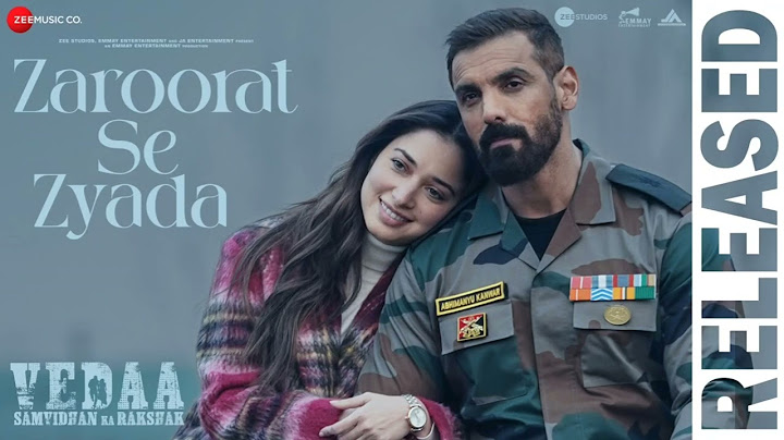 Zaroorat Se Zyada Official Song || Vedaa Movie Songs || Arijit Singh || John Abraham New Movie ||