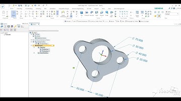 Solid Edge 2021 - Exercise for beginners (1)