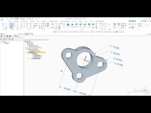 Solid Edge 2021 - Exercise for beginners (1)