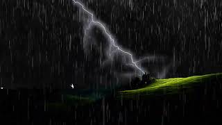 No more sleepless nights! Violent Thunderstorm Sounds with Heavy Thunder and Rain to Sleep, Relax