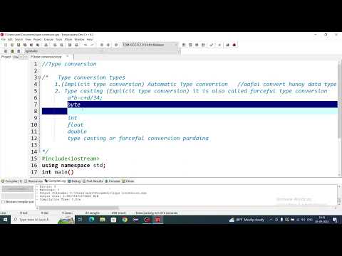 TYPE CONVERSION IN OOP||C++ TUTORIAL||