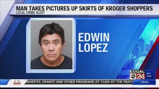 Man charged with taking upskirt photos of woman at Mid-South Kroger