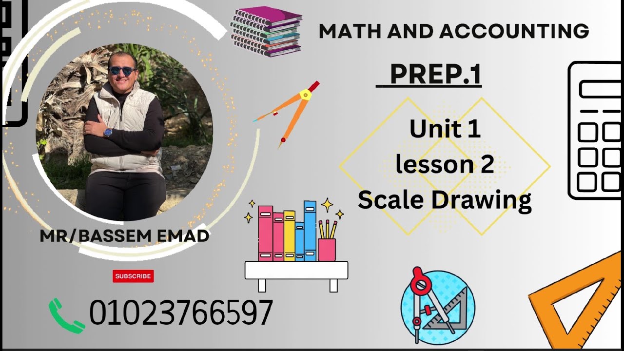 Math | Prep.1 - First term - Unit one - Lesson 2 (scale Drawing)